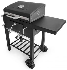 MODERNHOME Záhradný gril s krytom a teplomerom SI-64051S