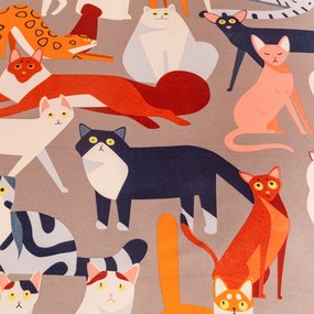 Obliečky z mikrovlákna CATMOSPHERE farebné Rozmer obliečky: 70 x 90 cm | 140 x 200 cm