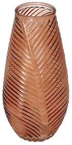 Sklenená váza Leaf II 13x10x29 cm