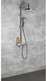 Aqualine - Sprchová súprava s batériou FARRAO lesklý chróm