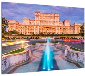 Sklenený obraz - Bukurešť, Rumunsko (70x50 cm)