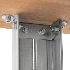 Pracovný stôl BULLRACK 90x150x60 cm, zinok