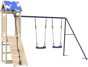 vidaXL Vonkajšia súprava na hranie masívna borovica