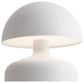 Biela LED stolová lampa (výška 15 cm) Impetu – Leitmotiv
