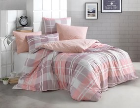 TipTrade Bavlnené obliečky 220x200 + 2x 70x90 cm - Mark ružové