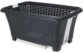 Kôš na bielizeň s nohami Recycled 60 x 40 x 58 cm, antracit