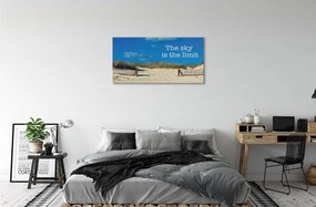 Obraz canvas Beach neba string 140x70 cm