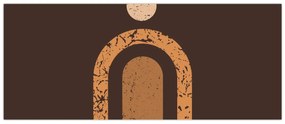 Obraz - Oranžové oblúky N⁰3 (120x50 cm)
