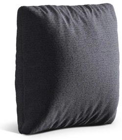 Tmavosivý vankúš na gauč z textílie buklé Kemi – Cosmopolitan Design