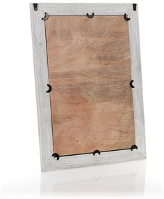 Dekorstudio Zrkadlo v drevenom ráme 48x66cm - sivé