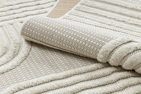 Koberec SANTO  SIZAL 1001 Geometrický, biely