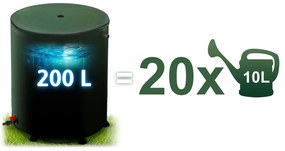 Nádrž na dažďovú vodu 200 l Plonos PL-520