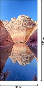 Fototapeta na dvere - Arizonské vlny (95x205cm)