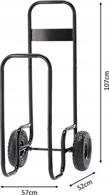 CH Vozík na drevo Holz - 60 kg