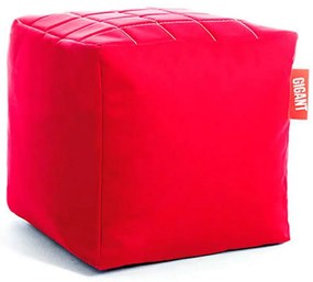 Sedací vak taburetka Kodura červený