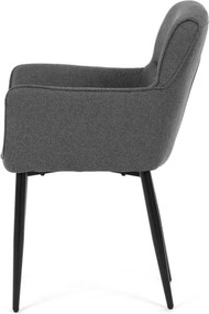 Jedálenská stolička sivá DCH-J2159 GREY2
