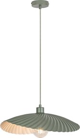 Rabalux BRIDGET závesný luster, zelená farba, priemer 47 cm