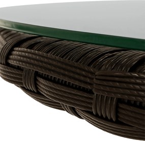 Sedacia súprava Fireda - tmavohnedá