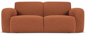 Hnedá pohovka z textílie bouclé 170 cm Molino – Micadoni Home