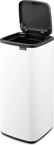 Biely dotykový oceľový odpadkový kôš 30 l Bo Touch – Brabantia