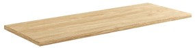 Umyvadlová skříňka Ocean 120 cm s deskou a umyvadlem černá/dub olejovaný