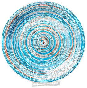Swirl tanier 27 modro-krémový