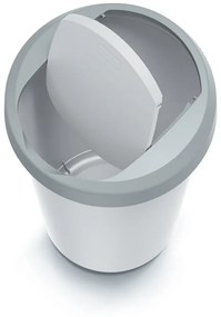 Odpadkový kôš COMPACTO 40 L popolavý/svetlosivý