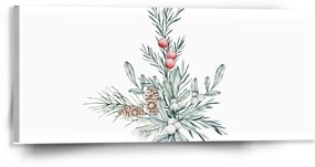 Sablio Obraz Zimná kytica - 110x50 cm
