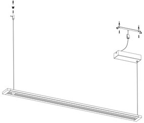 Eglo 98492 - LED Luster na lanku AMONTILLADO LED/27W/230V