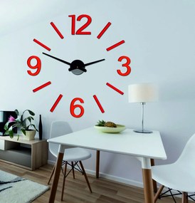 SENTOP | Nalepovacie nástenné hodiny do obývačkay | SENTOP X0067-Wall clock 2D HEU+ analógové