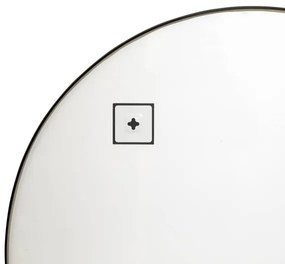 Atmosphera - Nástenné zrkadlo ALICE 65x90 cm čierna