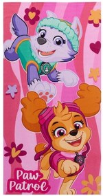 Dětská rychleschnoucí osuška BORD PAW PATROL GIRL 70x140 cm růžová