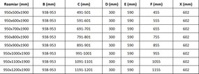 Mexen ROMA sprchovací kút 95x90cm, 6mm sklo, chrómový profil-číre sklo, 854-095-090-01-00