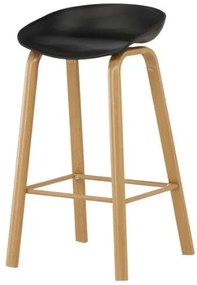 Decatur barová stolička hnedo-čierna