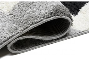 Kusový koberec shaggy Popy šedý 60x100cm