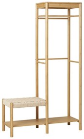 Bambusová predsieňová zostava v prírodnej farbe Ember – House Nordic