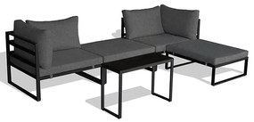 Autronic BONTEC Záhradná zostava, kov, látka, sivá, AZ-L1761 GREY Farba: Šedá
