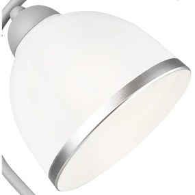 Stolná lampa RETRO II 1xE27/60W/230V strieborná