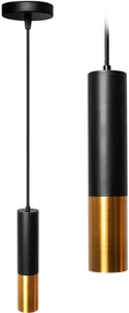Toolight - Závesné svietidlo GU10 60W, APP469-1CP, čierna-zlatá, OSW-00604