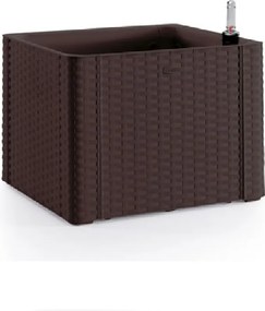 STEFANPLAST Samozavlažovací kvetináč Natural Deluxe 35 l, hnedý