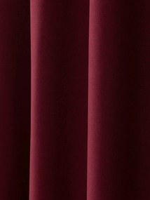Blackout závesy Oliver vínová – 140 × 280 cm (2 ks)