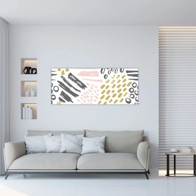 Obraz - Abstraktné ťahy (120x50 cm)