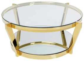 Monocolo konferenčný stolík zlatý Ø90 cm