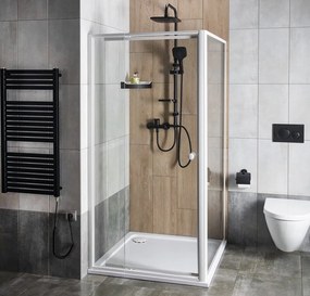 Aqualine, AMICO sprchové dvere výklopné 1040-1220x1850mm, číre sklo, G100