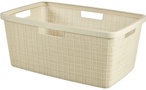 Curver Kôš na čistú bielizeň Jute 46 l, béžová