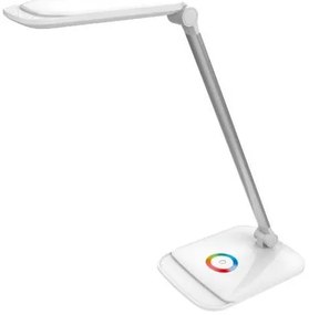 Stolná lampa Platinet 18 W, nočný režim + USB, biela