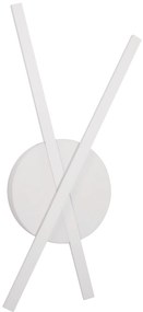 LED nástenné svietidlo Reslin 24.5 biele
