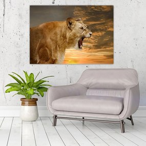 Obraz revúceho leva