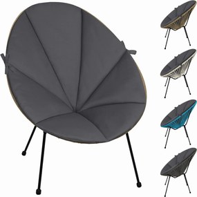 Podsedák do záhradného kresla ACAPULCO 91x72 cm - grafitový