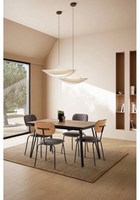 Čierne jedálenské stoličky v súprave 4 ks Dash – Marckeric